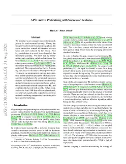 APS: Active Pretraining with Successor Features