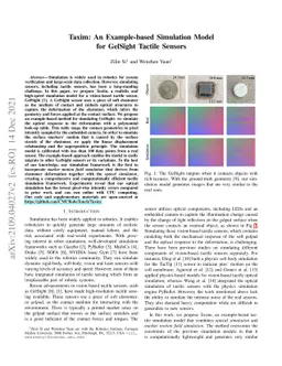 Taxim: An Example-based Simulation Model for GelSight Tactile Sensors