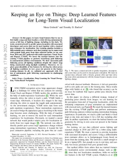 Keeping an Eye on Things: Deep Learned Features for Long-Term Visual
  Localization