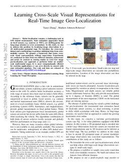Learning Cross-Scale Visual Representations for Real-Time Image
  Geo-Localization
