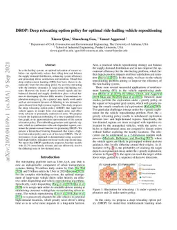 DROP: Deep relocating option policy for optimal ride-hailing vehicle
  repositioning