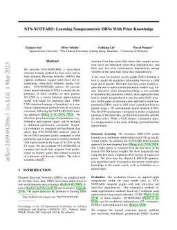 NTS-NOTEARS: Learning Nonparametric DBNs With Prior Knowledge