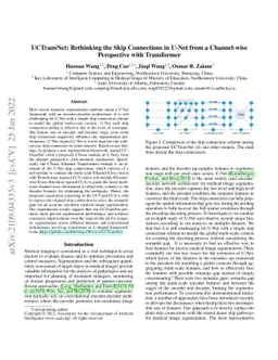 UCTransNet: Rethinking the Skip Connections in U-Net from a Channel-wise
  Perspective with Transformer