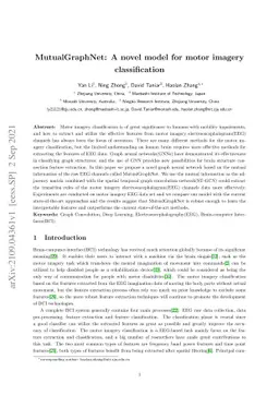 MutualGraphNet: A novel model for motor imagery classification
