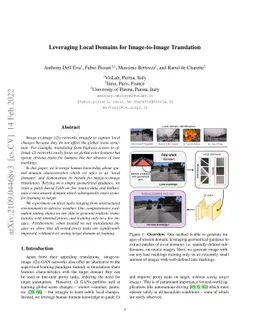 Leveraging Local Domains for Image-to-Image Translation
