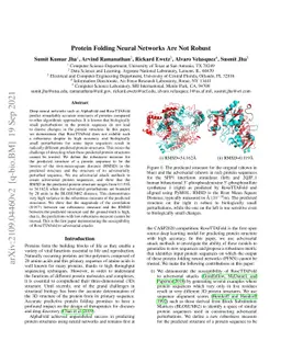 Protein Folding Neural Networks Are Not Robust