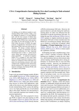 CINS: Comprehensive Instruction for Few-shot Learning in Task-oriented
  Dialog Systems