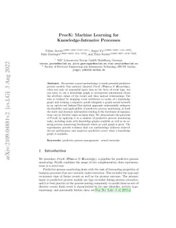ProcK: Machine Learning for Knowledge-Intensive Processes