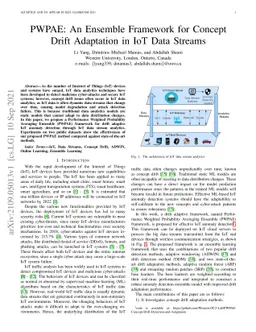 PWPAE: An Ensemble Framework for Concept Drift Adaptation in IoT Data
  Streams