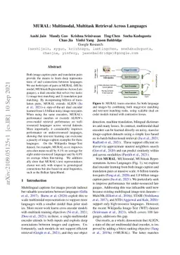 MURAL: Multimodal, Multitask Retrieval Across Languages