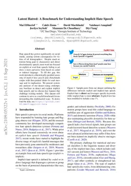 Latent Hatred: A Benchmark for Understanding Implicit Hate Speech