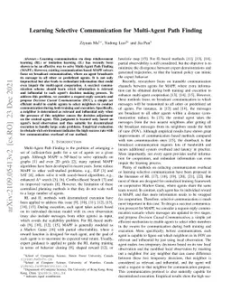 Learning Selective Communication for Multi-Agent Path Finding