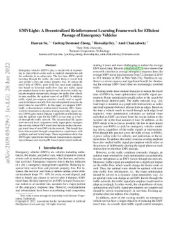 EMVLight: A Decentralized Reinforcement Learning Framework for Efficient
  Passage of Emergency Vehicles