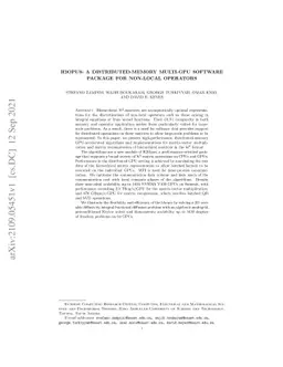 H2Opus: A distributed-memory multi-GPU software package for non-local
  operators