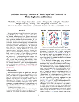 ArtiBoost: Boosting Articulated 3D Hand-Object Pose Estimation via
  Online Exploration and Synthesis
