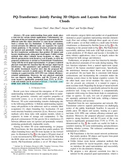 PQ-Transformer: Jointly Parsing 3D Objects and Layouts from Point Clouds