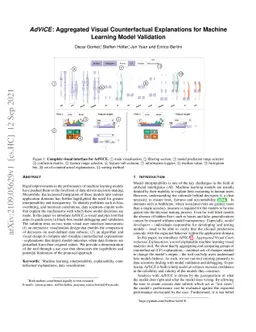 AdViCE: Aggregated Visual Counterfactual Explanations for Machine
  Learning Model Validation