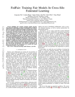 FedFair: Training Fair Models In Cross-Silo Federated Learning