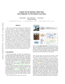 Explain Me the Painting: Multi-Topic Knowledgeable Art Description
  Generation