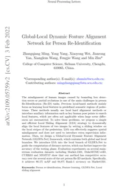 Global-Local Dynamic Feature Alignment Network for Person
  Re-Identification