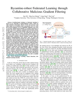 Byzantine-robust Federated Learning through Collaborative Malicious
  Gradient Filtering
