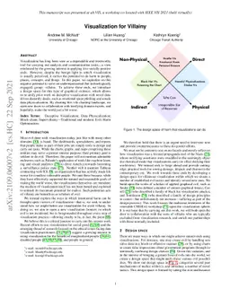 Visualization for Villainy