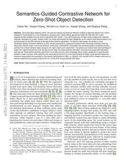 Semantics-Guided Contrastive Network for Zero-Shot Object detection