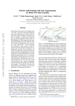 STraTA: Self-Training with Task Augmentation for Better Few-shot
  Learning