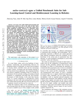 safe-control-gym: a Unified Benchmark Suite for Safe Learning-based
  Control and Reinforcement Learning in Robotics