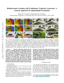 Reinforcement Learning with Evolutionary Trajectory Generator: A General
  Approach for Quadrupedal Locomotion