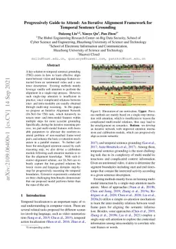Progressively Guide to Attend: An Iterative Alignment Framework for
  Temporal Sentence Grounding