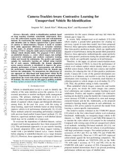 Camera-Tracklet-Aware Contrastive Learning for Unsupervised Vehicle
  Re-Identification