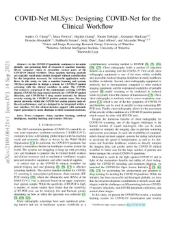 COVID-Net MLSys: Designing COVID-Net for the Clinical Workflow