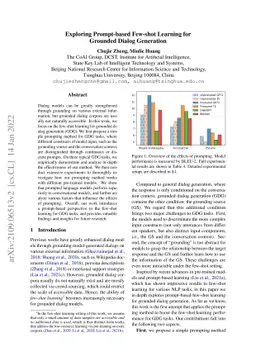Exploring Prompt-based Few-shot Learning for Grounded Dialog Generation