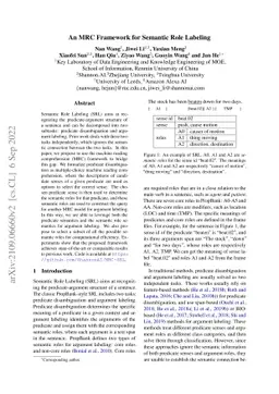 An MRC Framework for Semantic Role Labeling