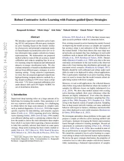 Robust Contrastive Active Learning with Feature-guided Query Strategies
