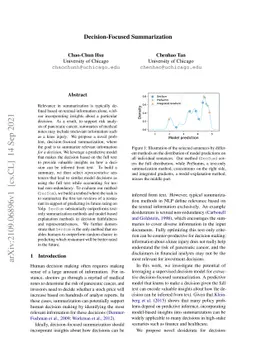 Decision-Focused Summarization