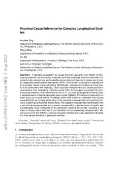 Proximal Causal Inference for Complex Longitudinal Studies