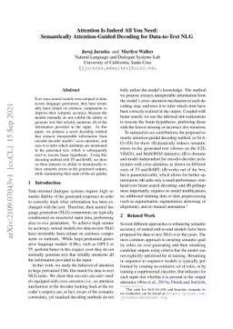 Attention Is Indeed All You Need: Semantically Attention-Guided Decoding
  for Data-to-Text NLG