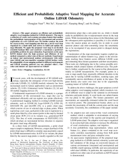 Efficient and Probabilistic Adaptive Voxel Mapping for Accurate Online
  LiDAR Odometry