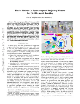 Elastic Tracker: A Spatio-temporal Trajectory Planner Flexible Aerial
  Tracking