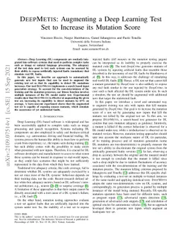 DeepMetis: Augmenting a Deep Learning Test Set to Increase its Mutation
  Score