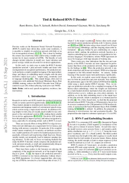 Tied & Reduced RNN-T Decoder