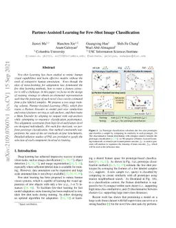 Partner-Assisted Learning for Few-Shot Image Classification