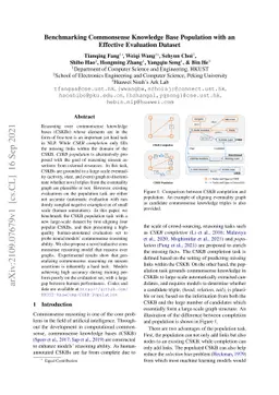 Benchmarking Commonsense Knowledge Base Population with an Effective
  Evaluation Dataset