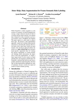 Sister Help: Data Augmentation for Frame-Semantic Role Labeling