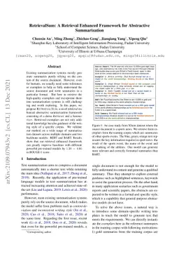 RetrievalSum: A Retrieval Enhanced Framework for Abstractive
  Summarization