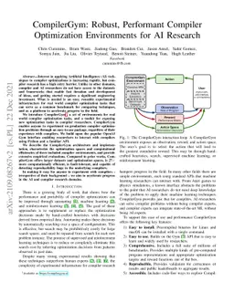 CompilerGym: Robust, Performant Compiler Optimization Environments for
  AI Research