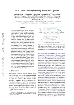 To be Closer: Learning to Link up Aspects with Opinions