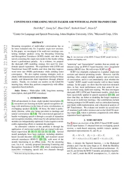 Continuous Streaming Multi-Talker ASR with Dual-path Transducers